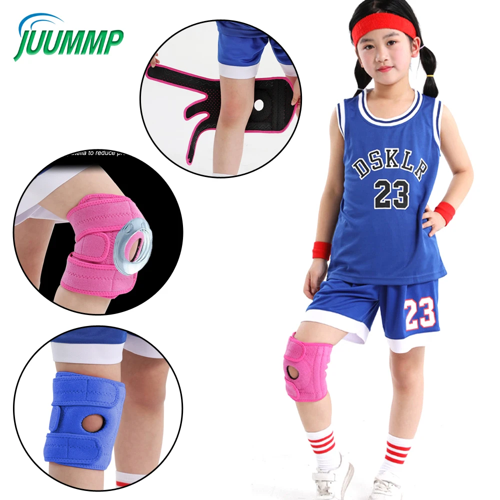 Knee Brace Badminton - 1Pcs Kids Neoprene Knee Brace, Open