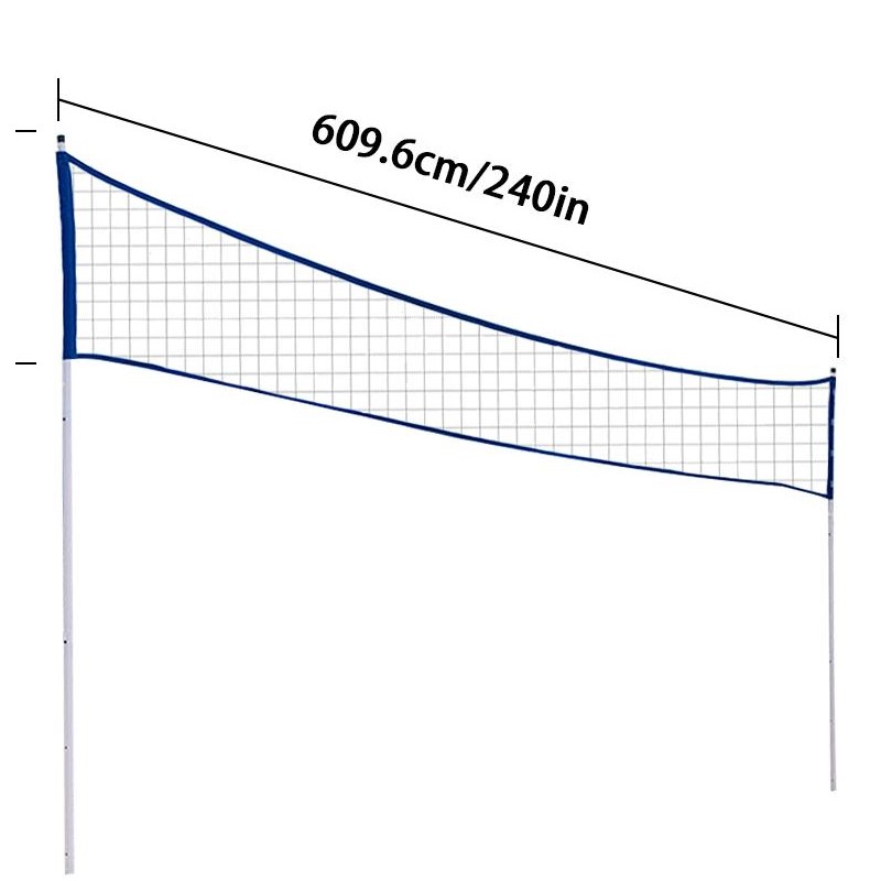 Badminton Net - Portable Badminton Net Training Professional Volleyball