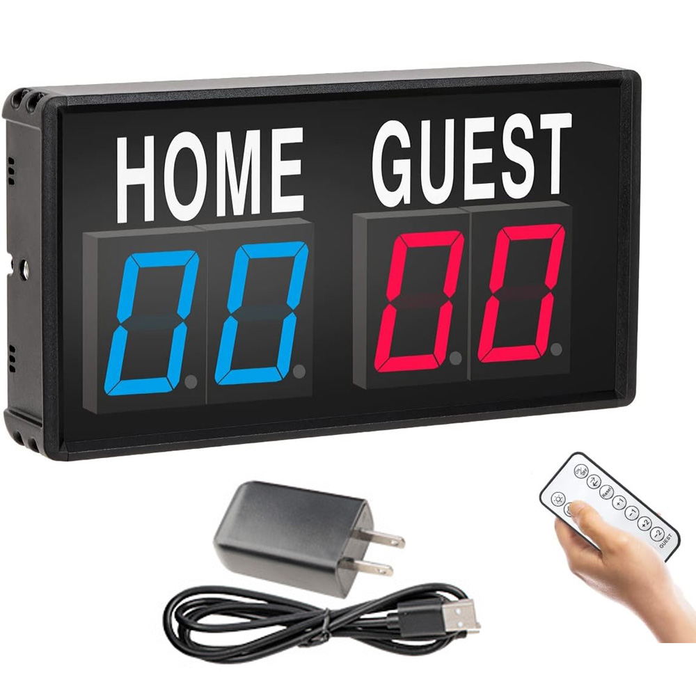 Scoreboard Digital - Portable 4 Digit LED Scoreboard Digital