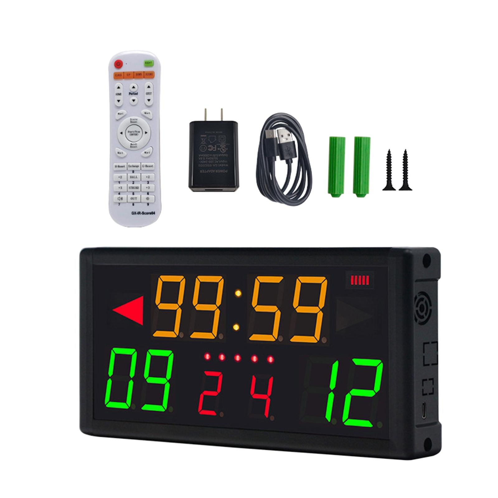 Scoreboard Digital - Digital Scoreboard Remote Control LED Display