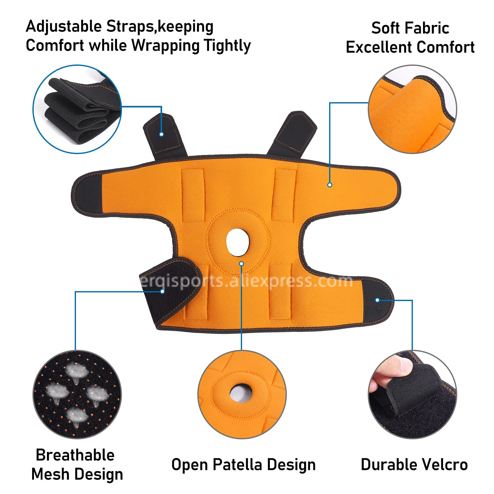 1Pcs Knee Brace Support for Ar - огляд і ціна Knee Brace Badminton