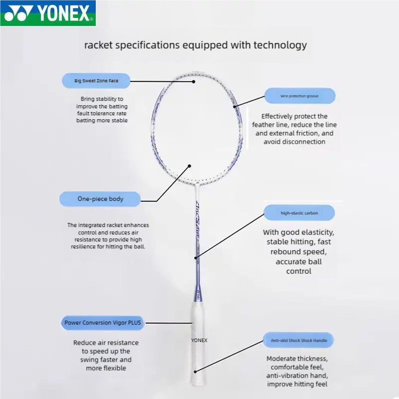 YONEX ARCSABER 8 badminton rac - огляд і ціна Badminton Yonex