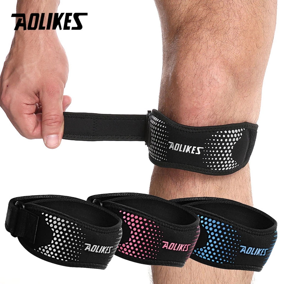 AOLIKES 1PCS Adjustable Knee P - огляд і ціна Knee Brace Badminton