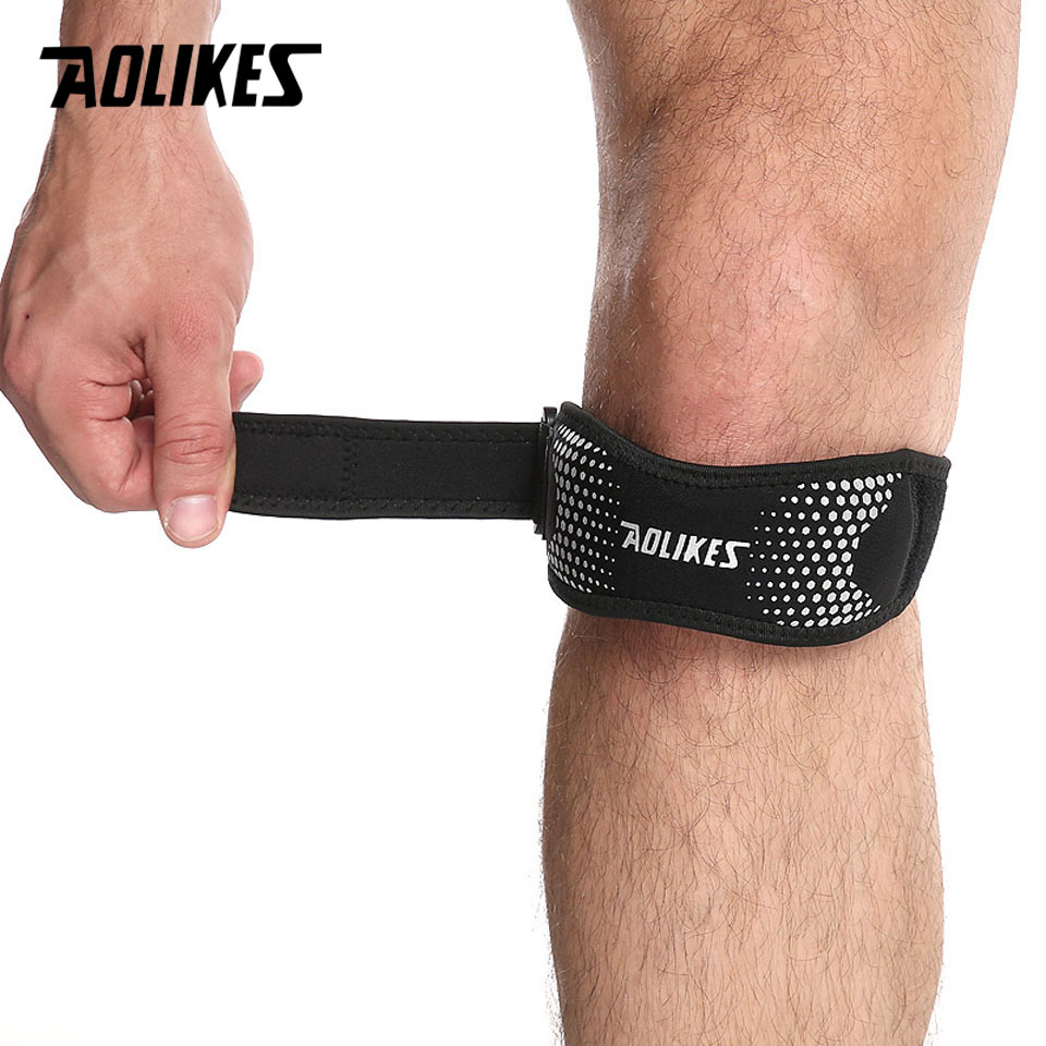 AOLIKES 1PCS Adjustable Knee P - огляд і ціна Knee Brace Badminton