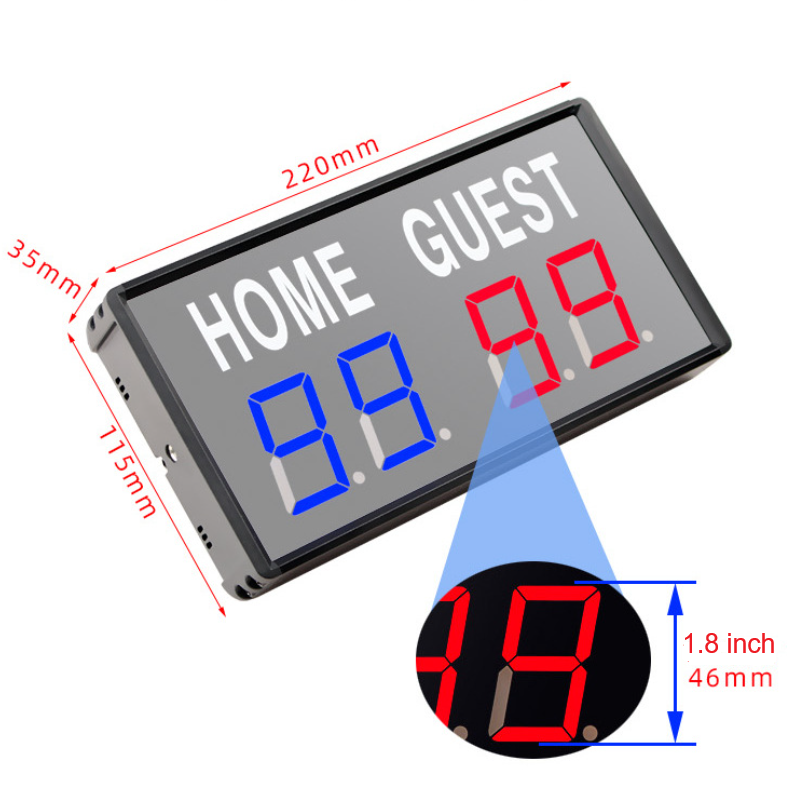 4-digit LED Electronic HOME GU - огляд і ціна Scoreboard Digital