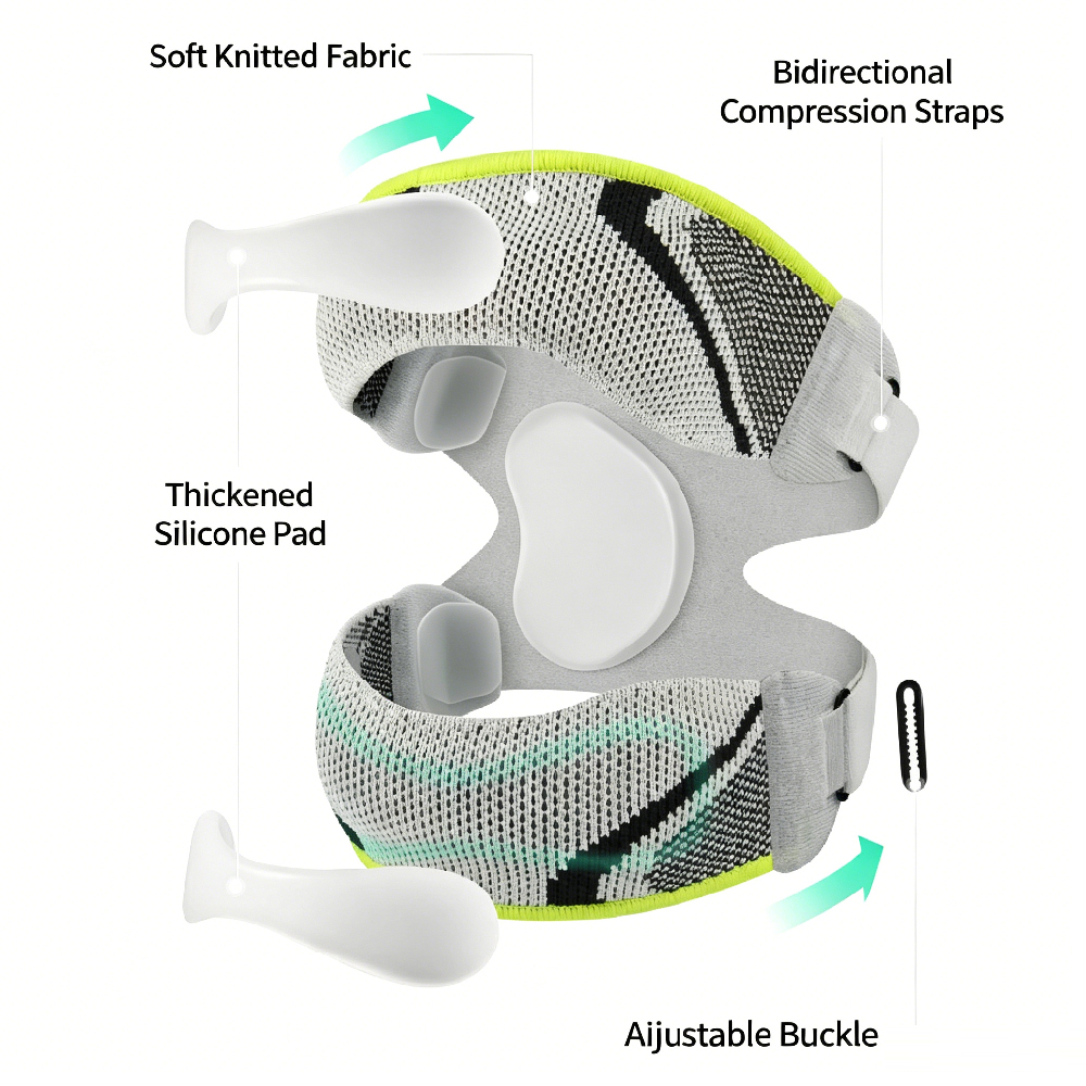 1/2Pcs Patella Tendon Support  - огляд і ціна Knee Brace Badminton
