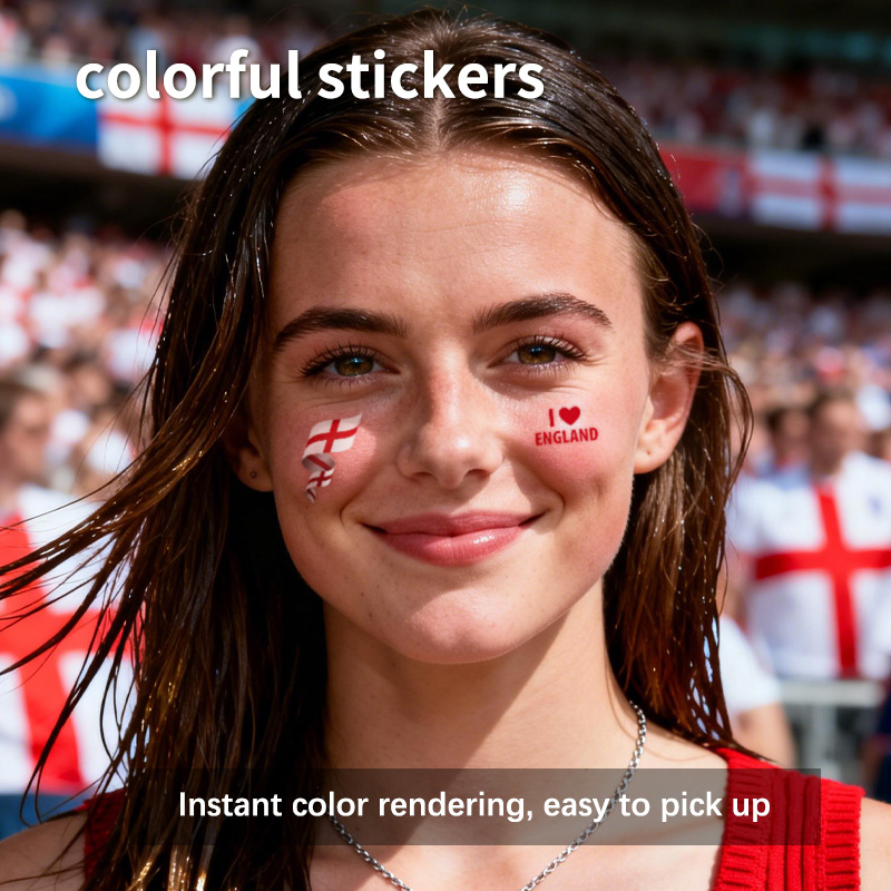 England Flag Temporary Tattoo  - огляд і ціна Badminton England
