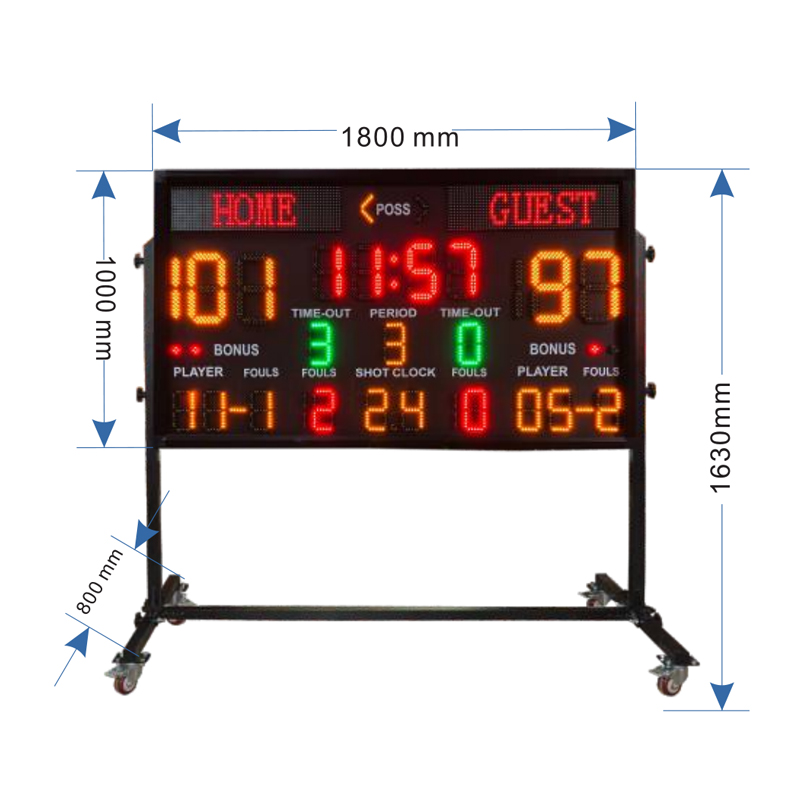 Outdoor LED Stadium Scoreboard - огляд і ціна Scoreboard Digital