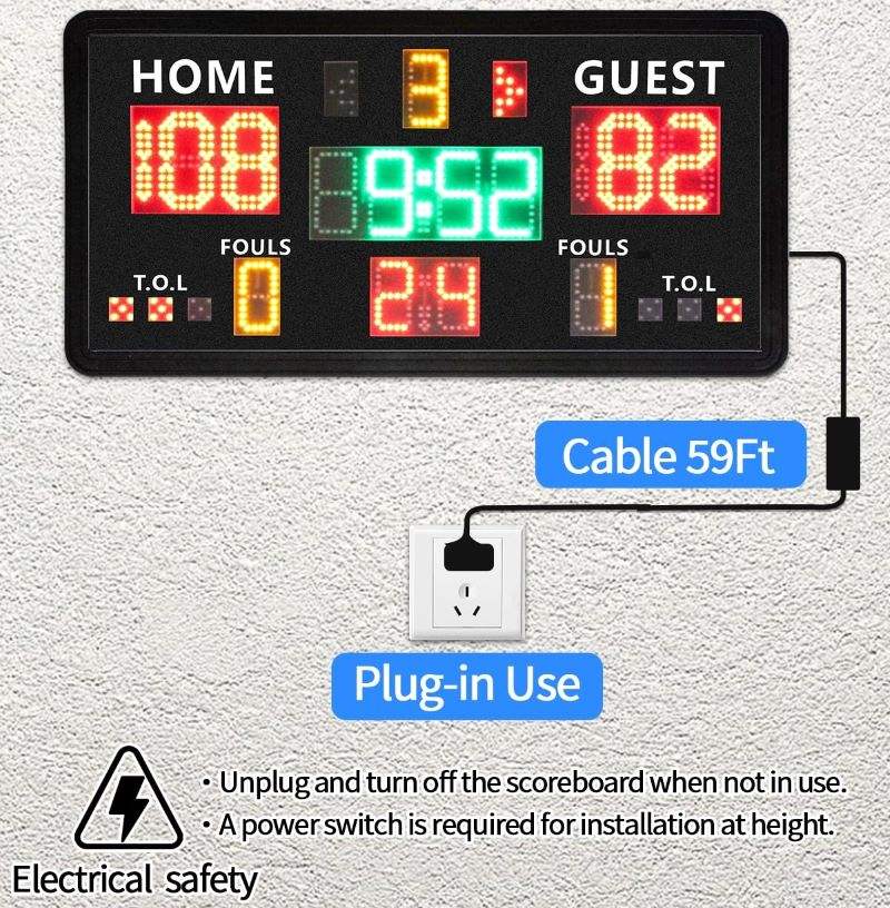 Portable Console Panel Control - огляд і ціна Scoreboard Digital