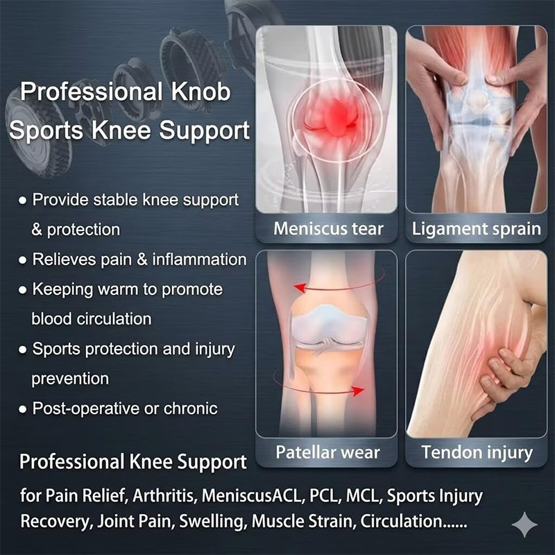 Adjustable Knob Knee Brace Men - огляд і ціна Knee Brace Badminton