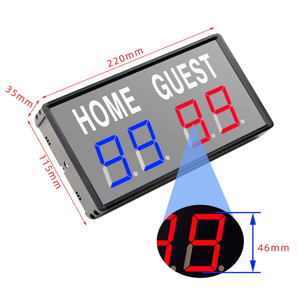 Portable 4 Digit LED Scoreboar - огляд і ціна Scoreboard Digital