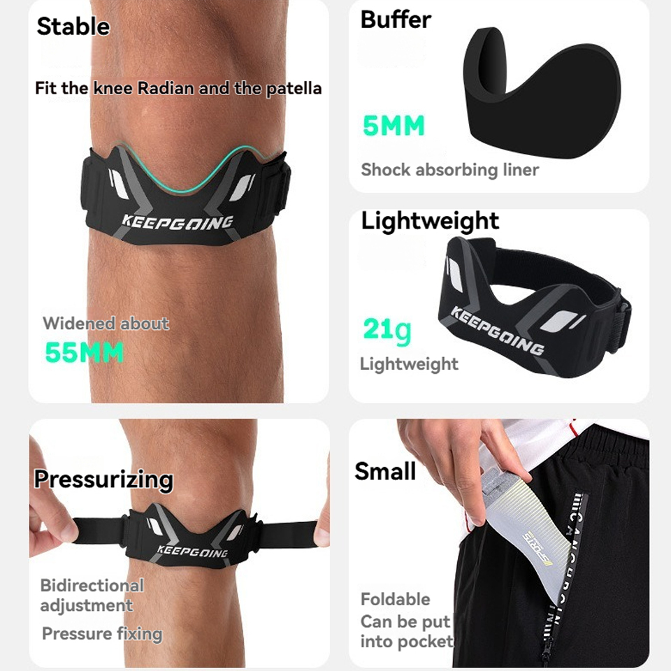 GTUBIKE 1PCS Patella Band Prot - огляд і ціна Knee Brace Badminton