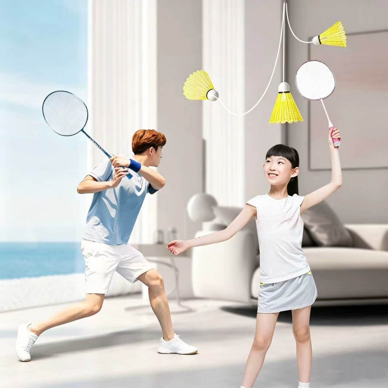 3Pcs Elastic Badminton Set wit - огляд і ціна Badminton Talk