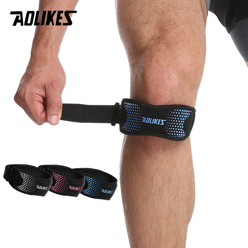 AOLIKES 1PCS Adjustable Knee P - огляд і ціна Knee Brace Badminton