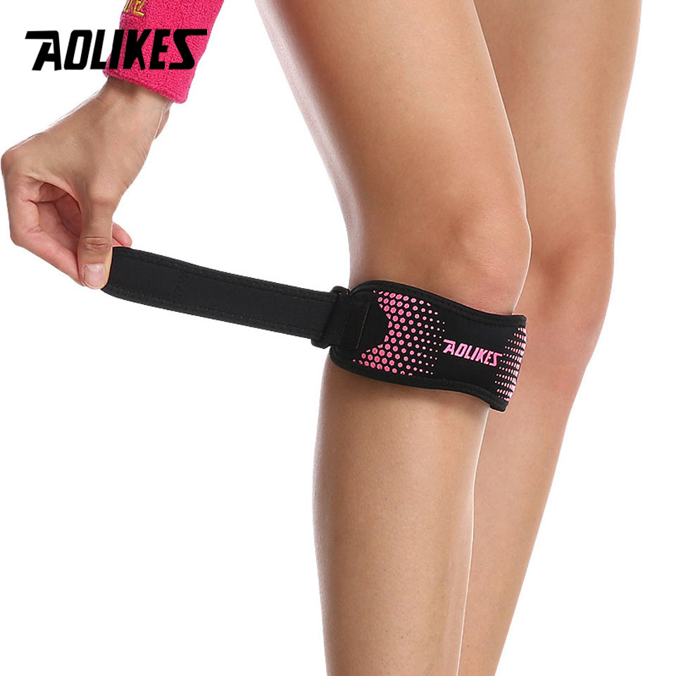 AOLIKES 1PCS Adjustable Knee P - огляд і ціна Knee Brace Badminton