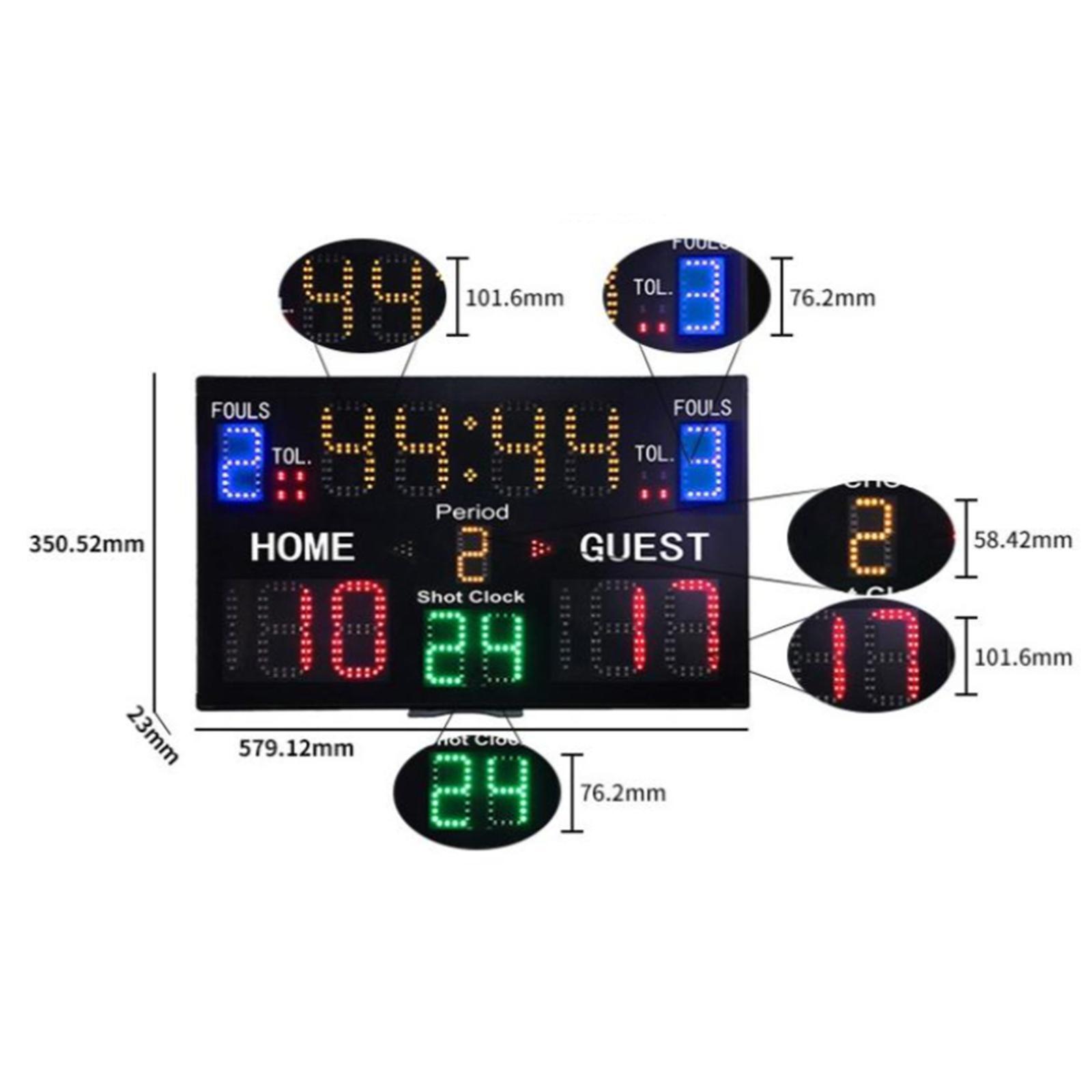 Indoor Basketball Scoreboard w - огляд і ціна Scoreboard Digital